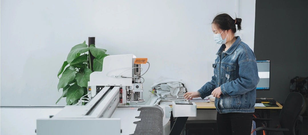 Comfort-Works-couch-covers-factory-being-machine-cut-in-factory