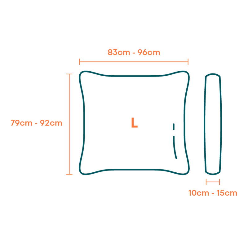 ComfortWorks-FlexiFit-universal-couch-cushion-cover-product-specification-size-and-dimension-measurements-square-cushion-large