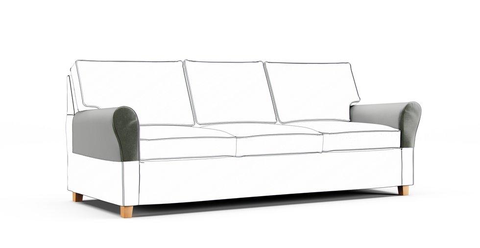 Fundas protectoras de reposabrazos Angby — Complemento - Everyday Weave Basil Green