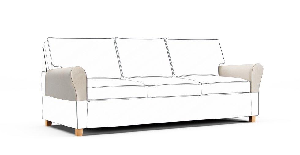 Fundas protectoras de reposabrazos Angby — Complemento - Signature Velvet Cream