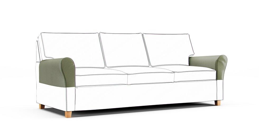 Angby Armrest Protector Covers - Care+ Canvas Sage