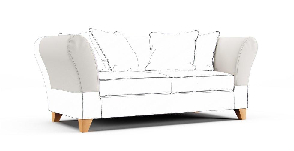 Backa Armrest Protector Covers — Add On - Everyday Weave Cream