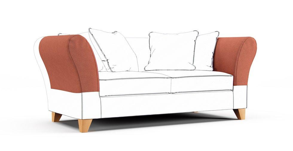 Backa Armrest Protector Covers — Add On - Everyday Weave Rust