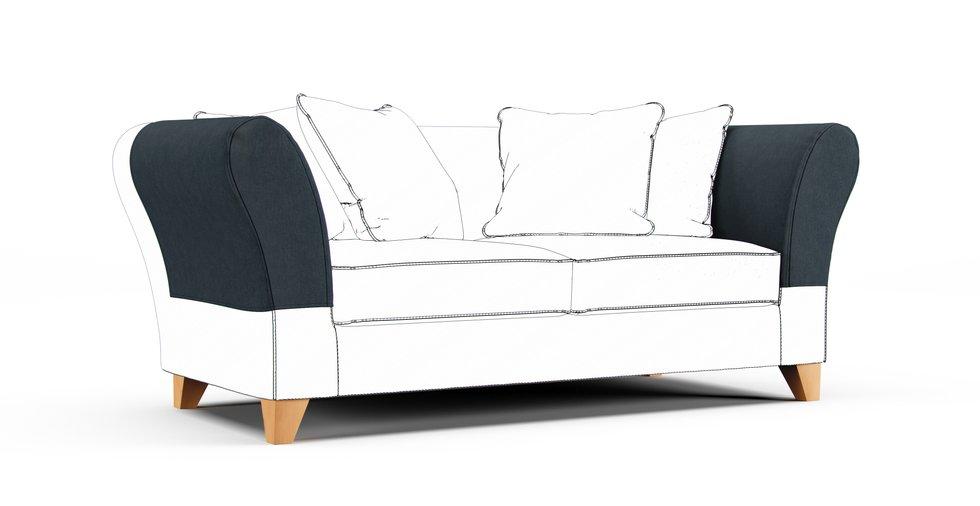 Backa Armrest Protector Covers — Add On - Everyday Weave Teal