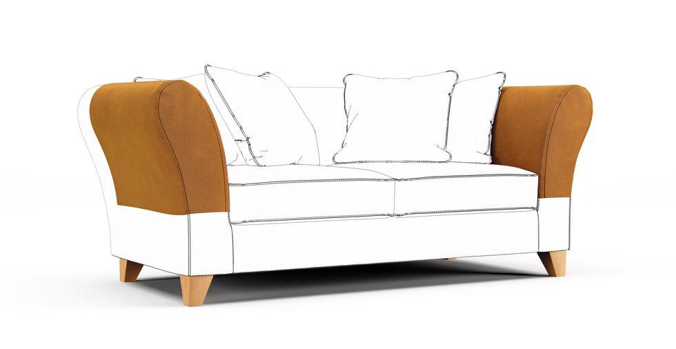 Backa Armrest Protector Covers — Add On - Signature Microfiber Caramel