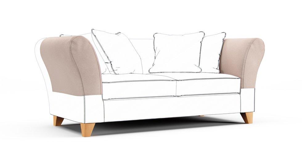 Backa Armrest Protector Covers — Add On - Signature Microfiber Sand