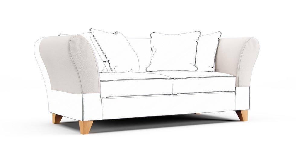 Backa Armrest Protector Covers — Add On - Mod Boucle Cream