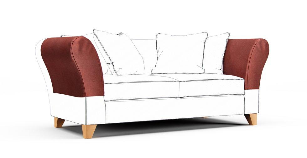 Backa Armrest Protector Covers — Add On - Signature Velvet Sunset