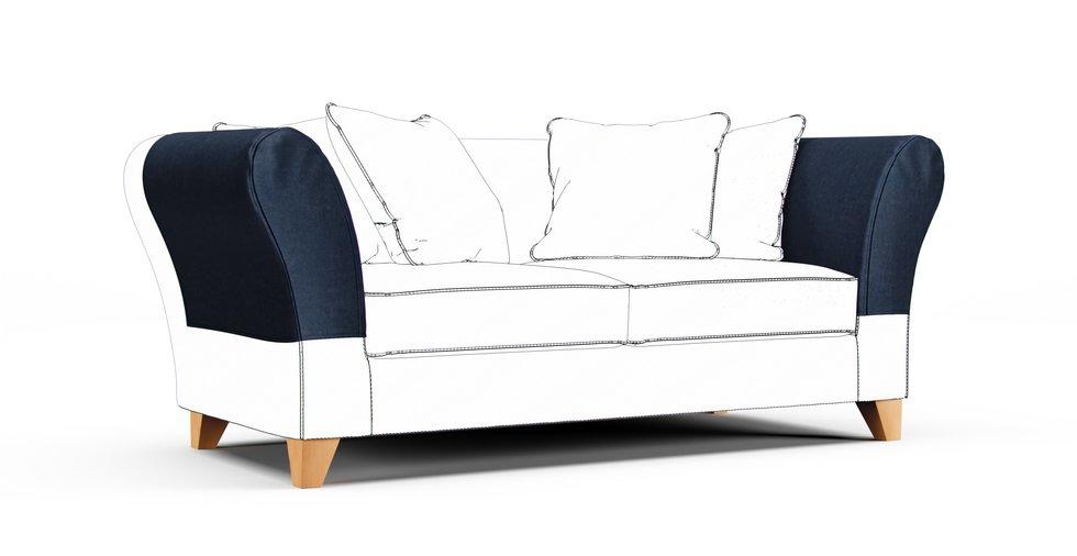 Backa Armrest Protector Covers — Add On - Signature Velvet Midnight