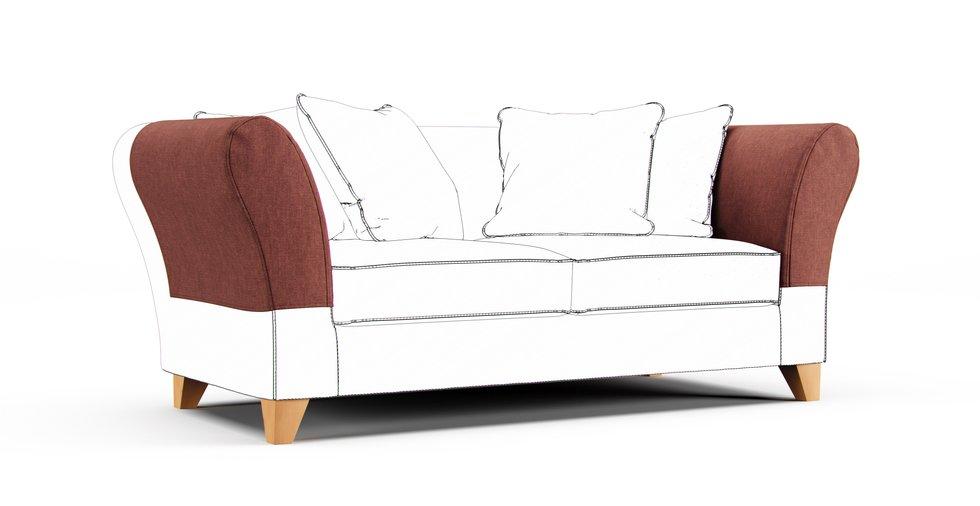 Backa Armrest Protector Covers — Add On - Care+ Tweed Sunset