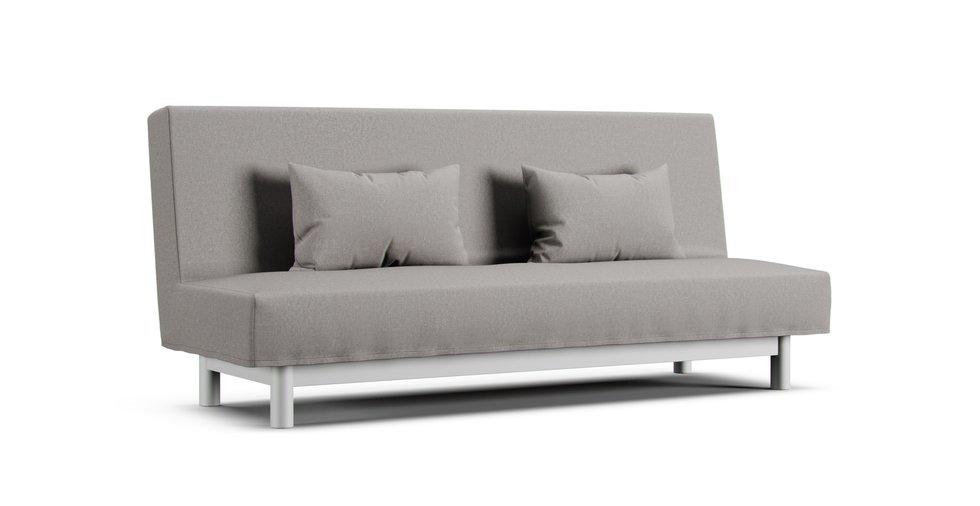 Beddinge Sofa Bed Loose Fit Slipcover - Care+ Canvas Ash