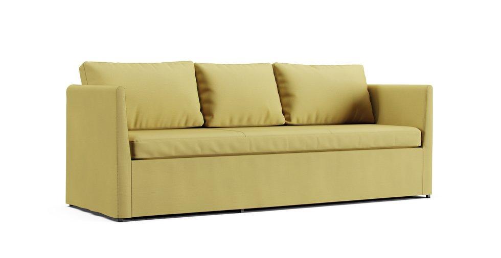 Brathult 3-seat Sofabed Covers - Care+ Tweed Amber