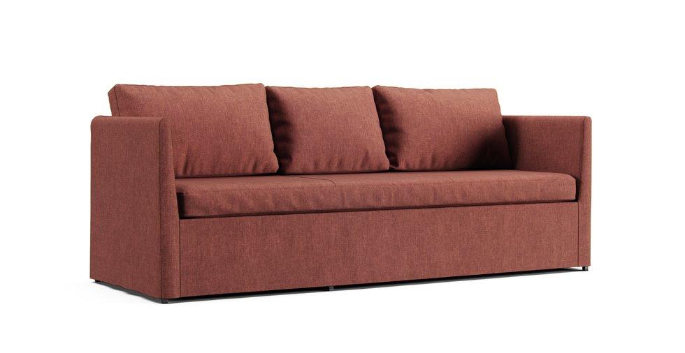 Brathult 3-seat Sofabed Covers - Care+ Tweed Sunset