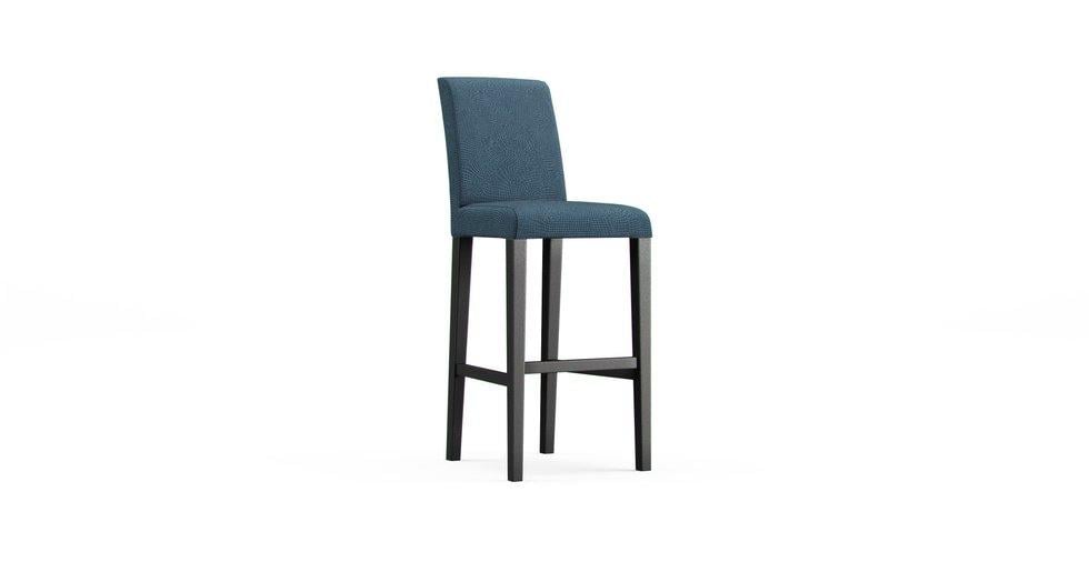 Bergmund Barstool Cover - Care+ Tweed Teal