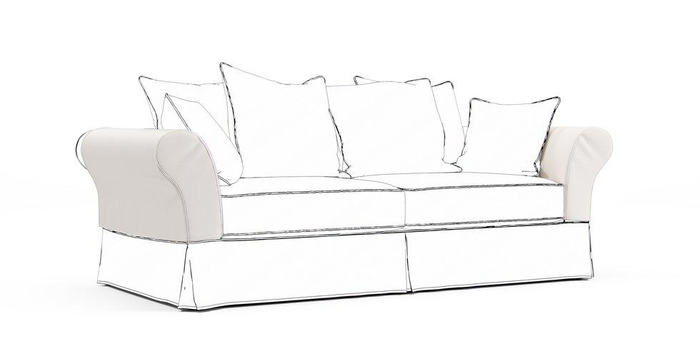 Backamo Armrest Protector Covers — Add On - Signature Microfiber Cream