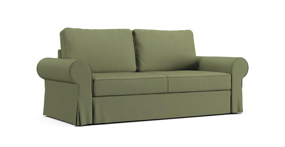 Backabro 3 Seater Sofa Bed Cover - Care+ Canvas Sage