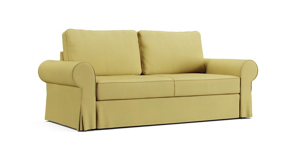 Backabro 3 Seater Sofa Bed Cover - Care+ Tweed Amber