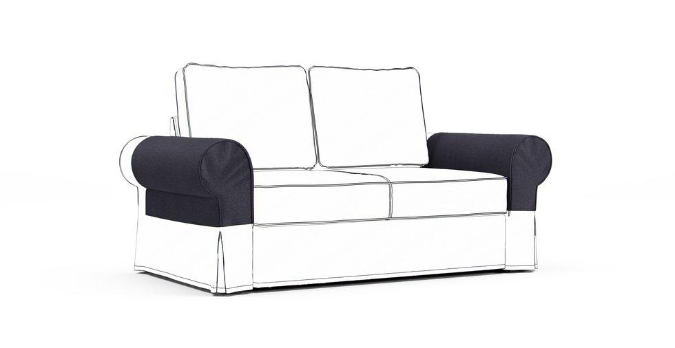 Backabro Armrest Protector Covers — Add On - Mod Chenille Denim