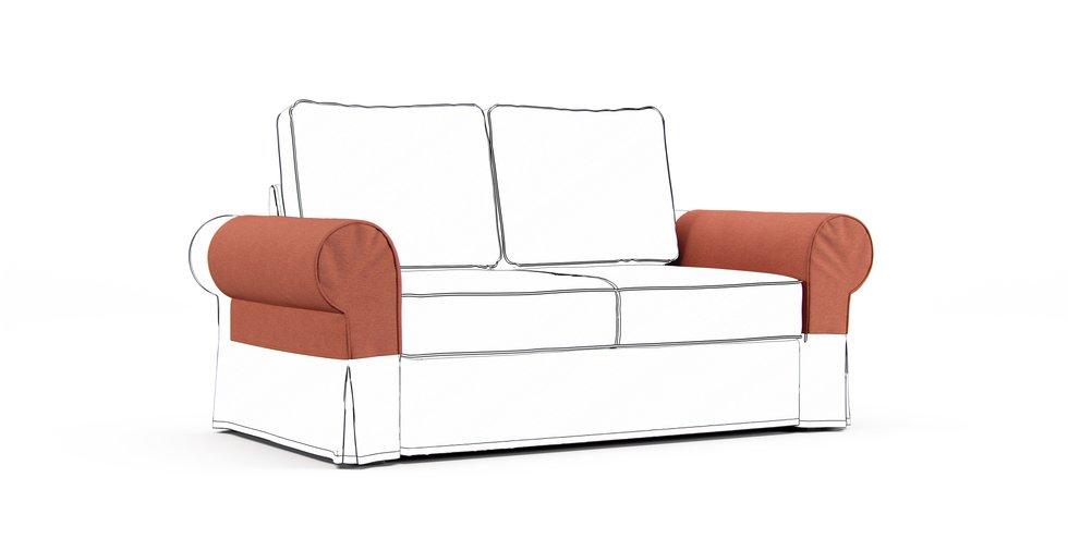 Backabro Armrest Protector Covers — Add On - Everyday Weave Rust