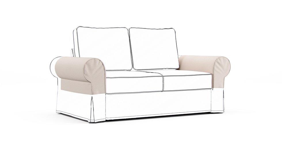 Backabro Armrest Protector Covers — Add On - Mod Boucle Oatmeal