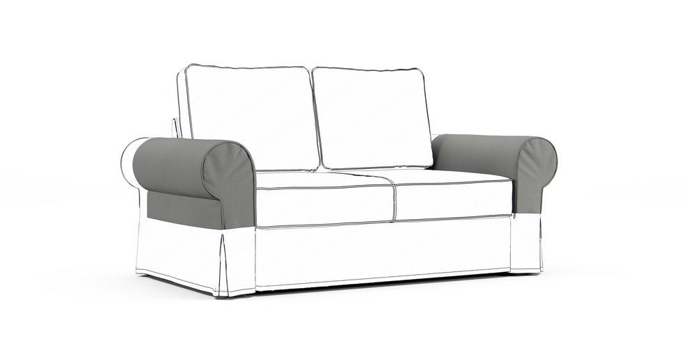 Backabro Armrest Protector Covers — Add On - Mod Boucle Charcoal