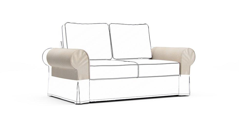 Backabro Armrest Protector Covers — Add On - Signature Velvet Cream