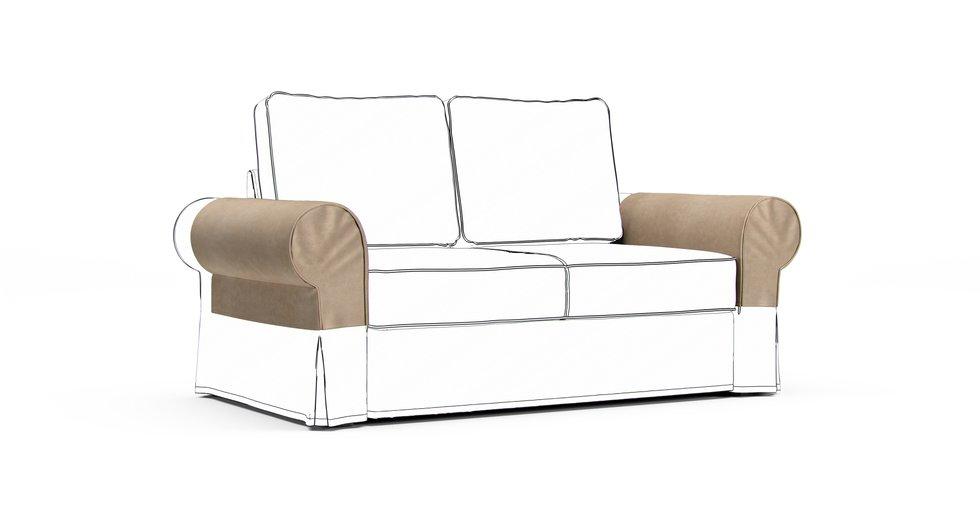 Backabro Armrest Protector Covers — Add On - Signature Velvet Sand