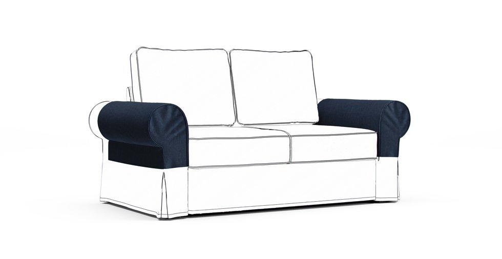 Backabro Armrest Protector Covers — Add On - Signature Velvet Midnight