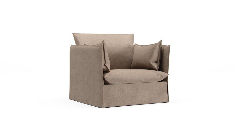 Mod Basketweave Flax