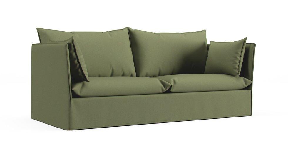 Backsalen 3-seat Sofa Cover - Care+ Canvas Sage