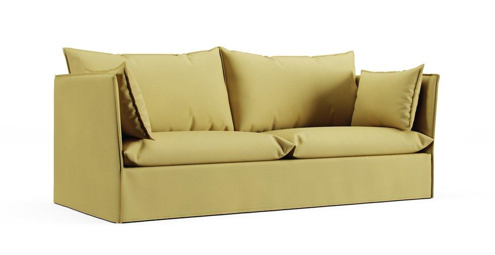 Backsalen 3-seat Sofa Cover - Care+ Tweed Amber