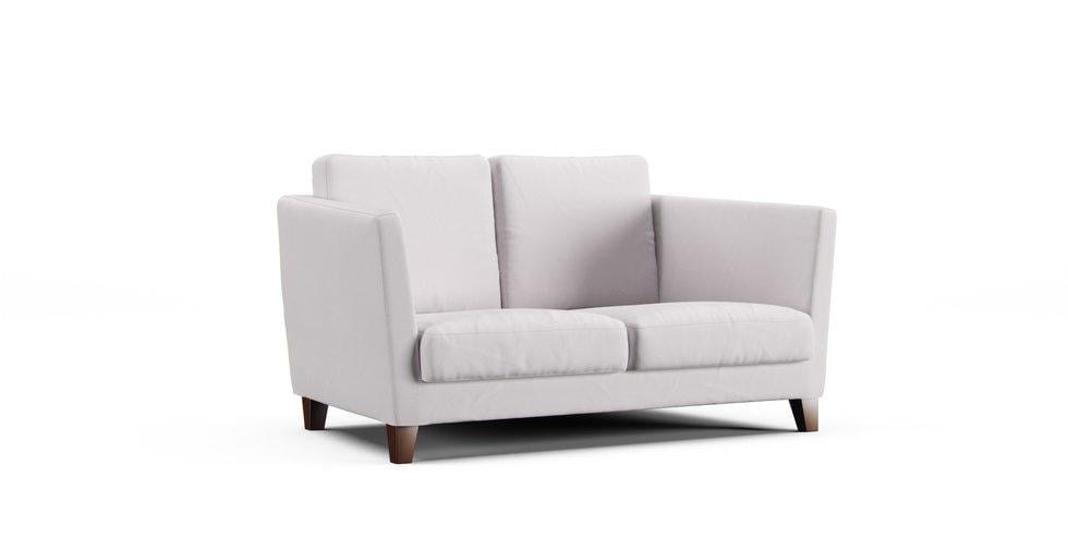 Dalarna 2 Seat Sofa Cover - Everyday Cotton Pebble