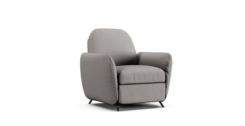 Ekolsund Recliner Cover - Care+ Canvas Ash