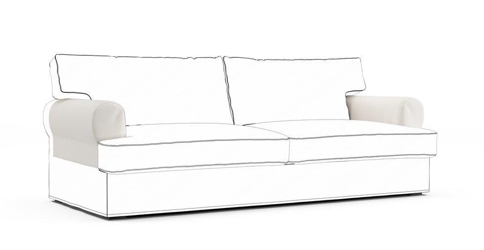 Ekeskog Armrest Protector Covers — Add On - Everyday Weave Cream