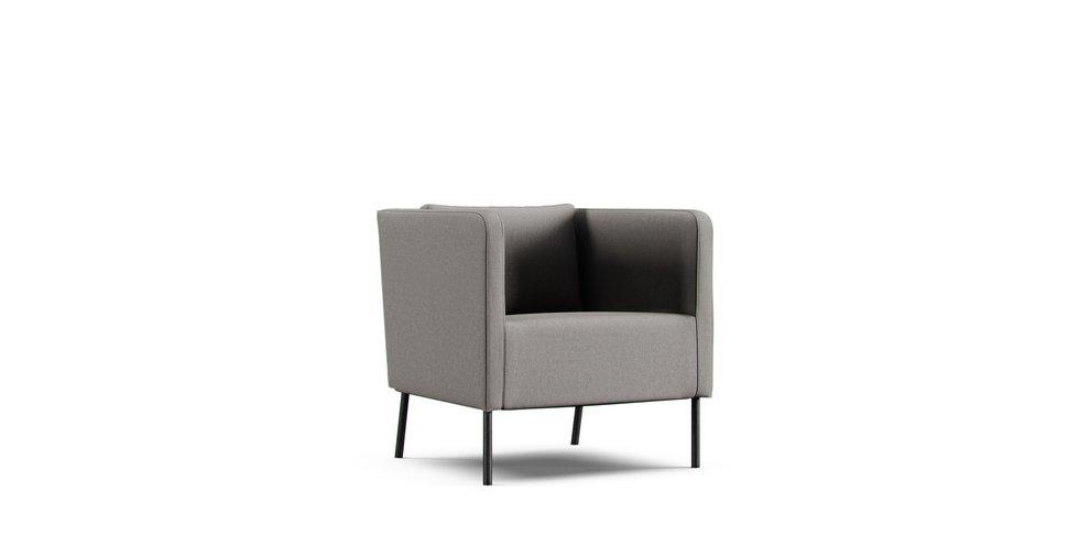 Ekero Armchair Cover - Care+ Canvas Ash