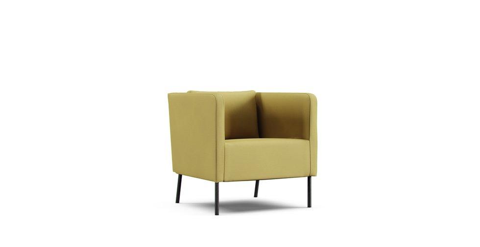 Ekero Armchair Cover - Care+ Tweed Amber
