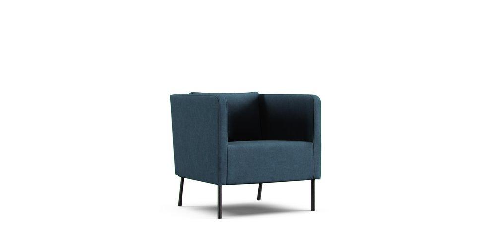 Ekero Armchair Cover - Care+ Tweed Teal