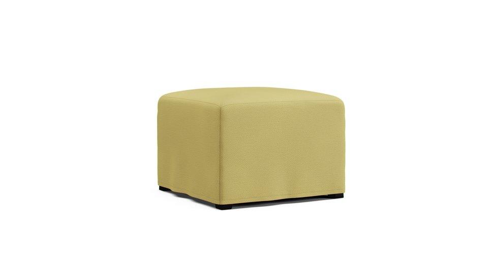Ekenas Footstool Cover - Care+ Tweed Amber
