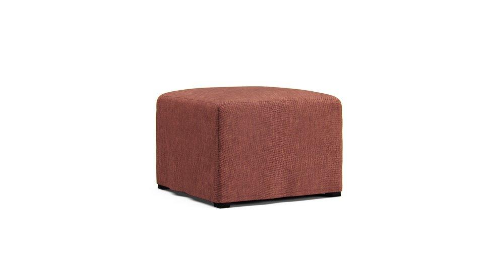 Ekenas Footstool Cover - Care+ Tweed Sunset