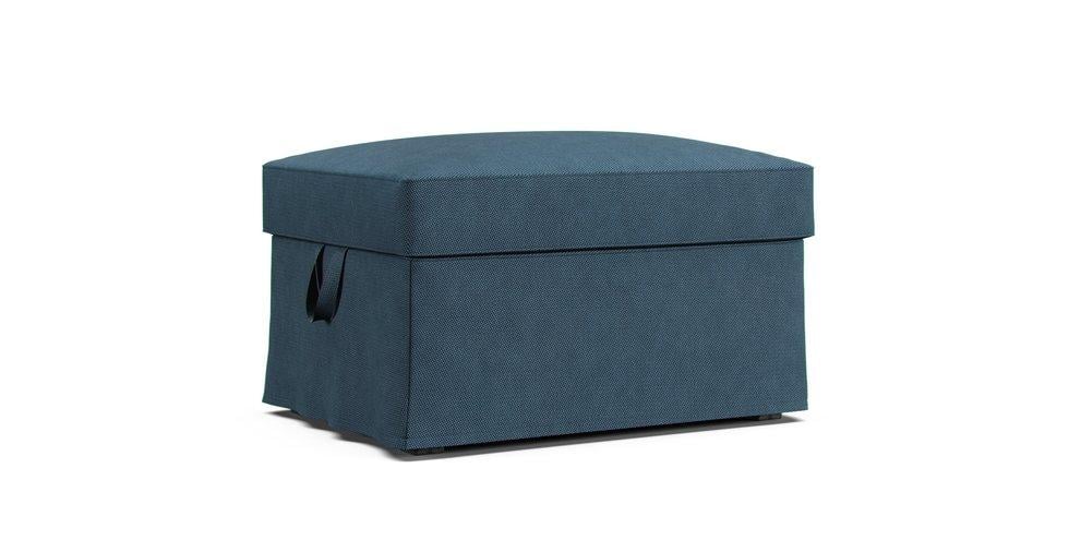 Housse de repose-pied Ektorp - Care+ Tweed Teal