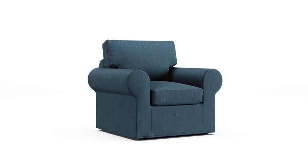 Housse de fauteuil Ektorp - Care+ Tweed Teal