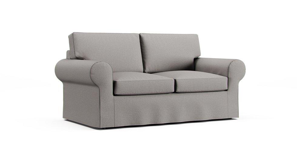 Uppland 2 Seater Sofa Cover - Care+ Canvas Ash
