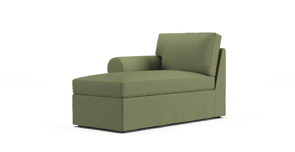 Housse de méridienne gauche Ektorp - Care+ Canvas Sage