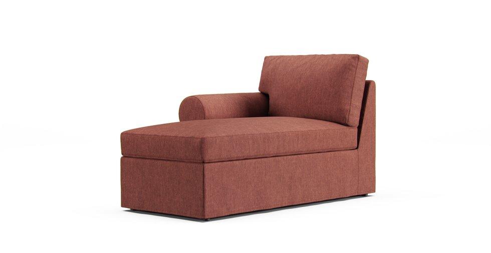 Housse de méridienne gauche Ektorp - Care+ Tweed Sunset