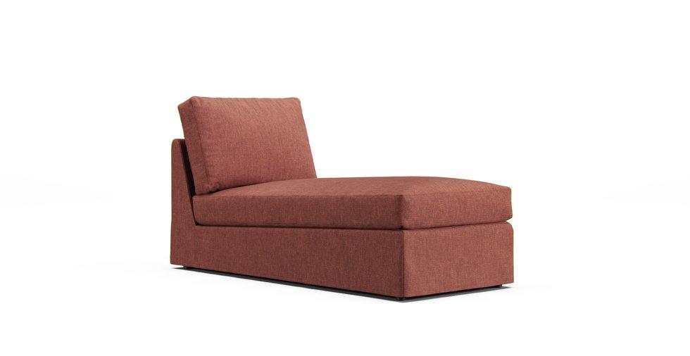 Housse de méridienne Ektorp sans accoudoirs - Care+ Tweed Sunset