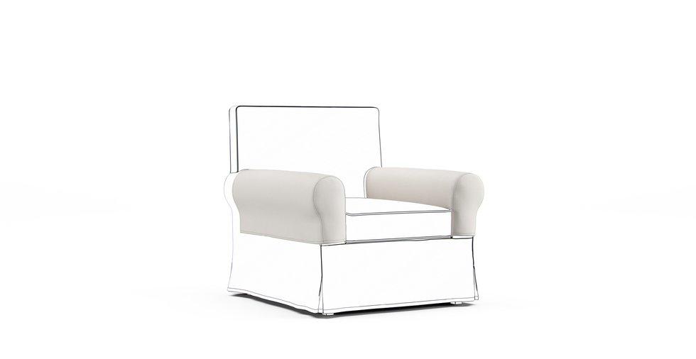 Ektorp Jennylund Armrest Protector Covers — Add On - Everyday Weave Cream