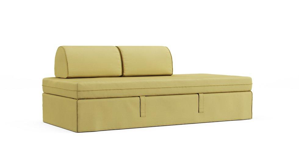 Flottebo Sofa Bed Cover (90cm) - Care+ Tweed Amber