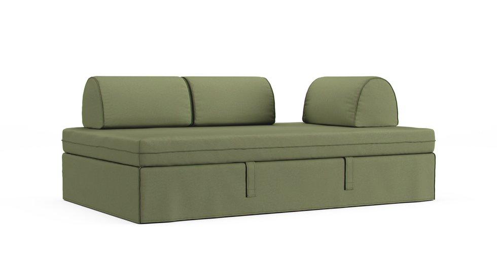 Flottebo Sofa Bed Cover (120cm) - Care+ Canvas Sage
