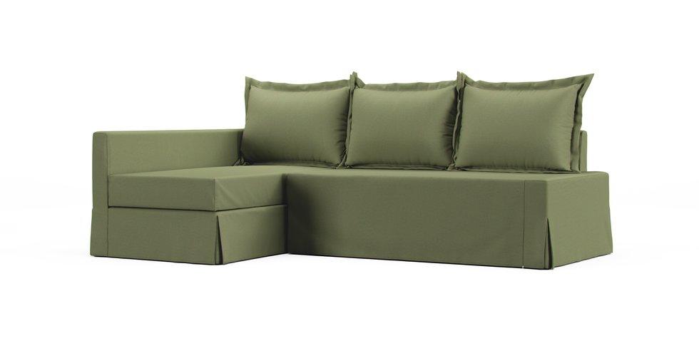 Friheten Corner Sofa-Bed Cover - Care+ Canvas Sage