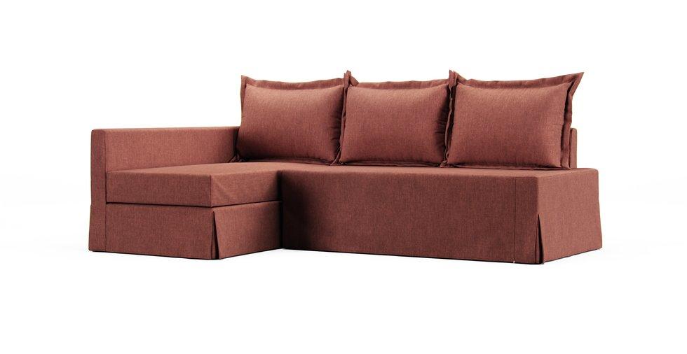 Friheten Corner Sofa-Bed Cover - Care+ Tweed Sunset